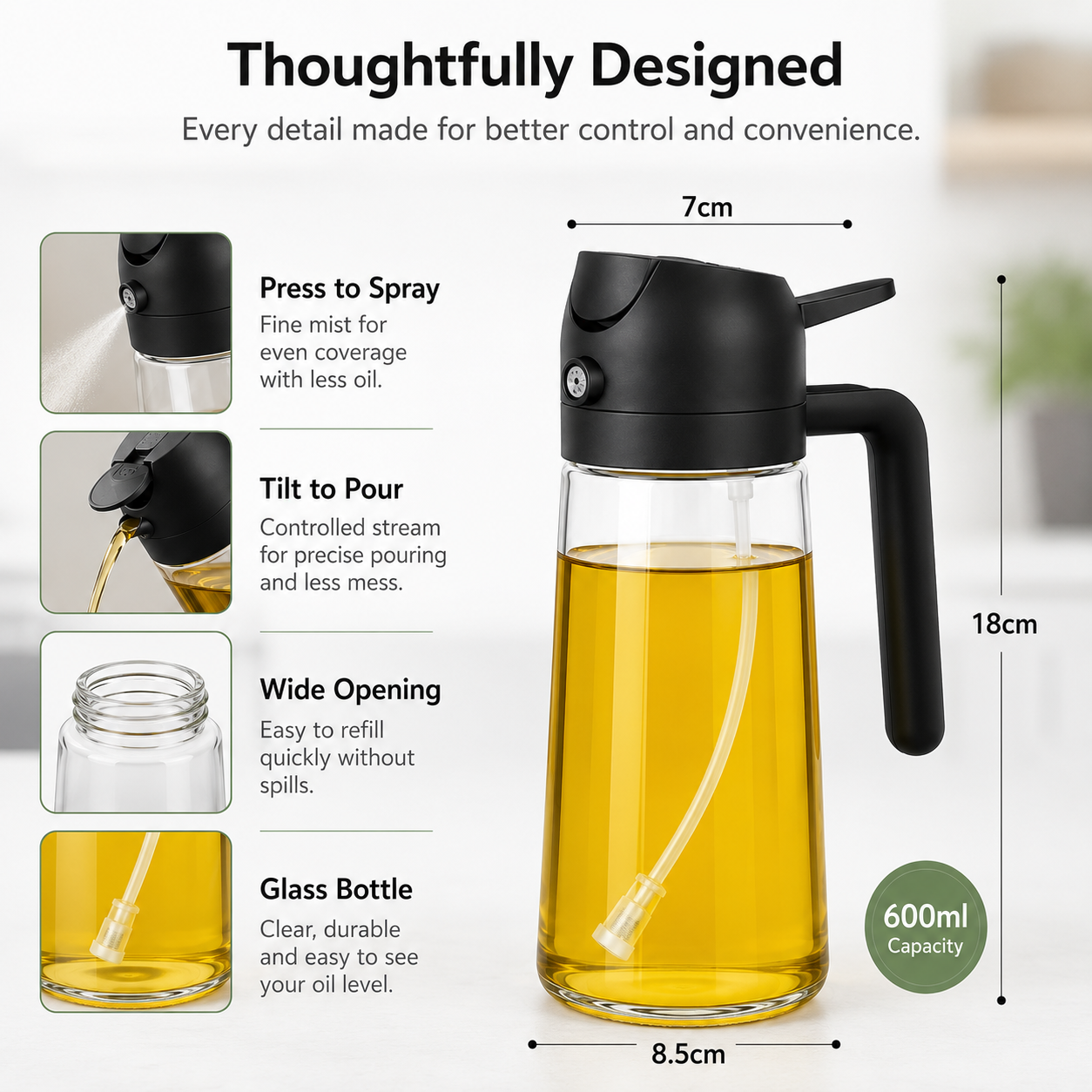 2-in-1 Oil Sprayer & Pourer image 5