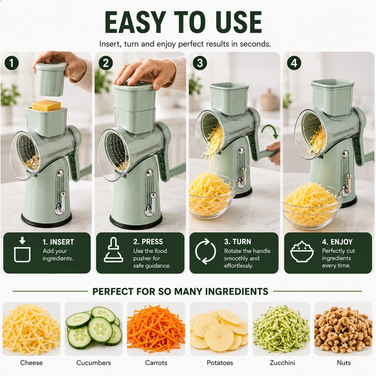 The 5-in-1 Rotary Grater image 4