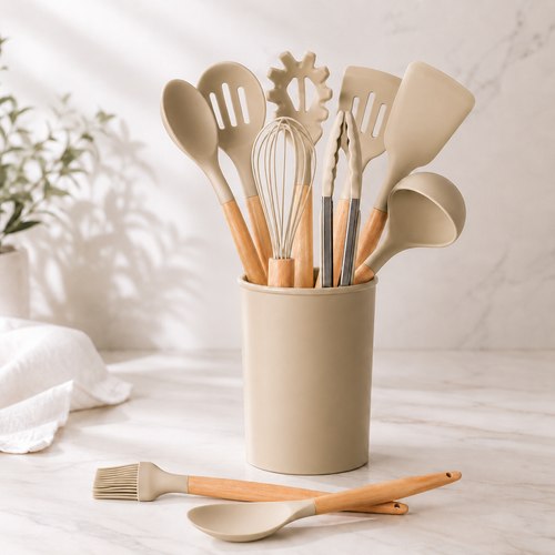 Cuisova 12-pcs Silicone Kitchen Utensils