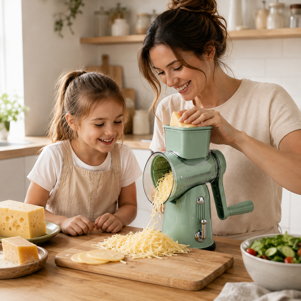 Cuisova 5-in-1 Rotary Grater